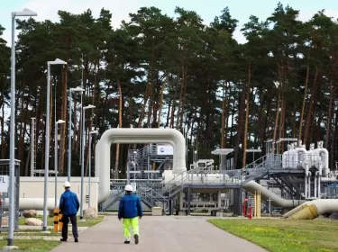 Gazociąg Nord Stream 1 dla Morza Bałtyckiego i stacja przesyłowa Baltic Sea Pipeline Link w Lubminie, Niemcy, 30 sierpnia 2022 r., fot. Lisi Niesner/Reuters